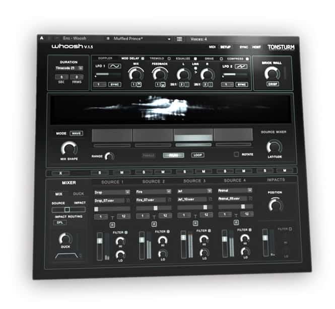40 OFF Sale on TONSTURMs WHOOSH Sound Effect Designer